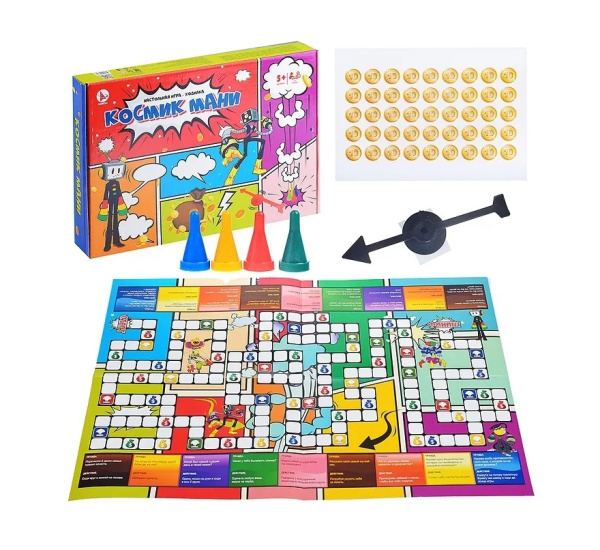Игра настольная Игра-ходилка "Космик мани" ТМ Ракета Р3357 РА
