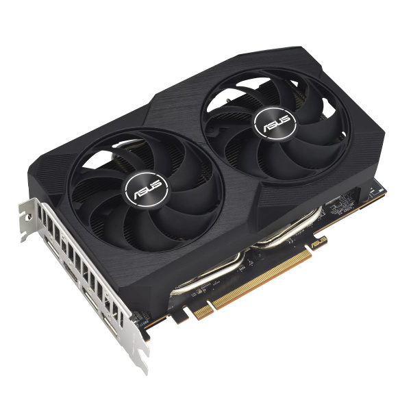 Видеокарта Radeon RX 7600 Asus 8Гб DUAL OC V2 GDDR6,128bit,HDMI,3DP (DUAL-RX7600-O8G-V2) ret