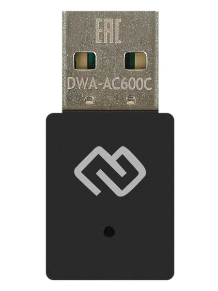 Адаптер WI-FI USB Digma DWA-AC600C AC600 150+433_Mbps802.11n/ac 2.4/5 ГГц