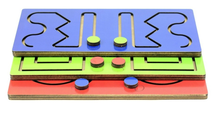 ТИМБЕР Лабиринт "Полушарные доски" набор 3 шт. IG0323