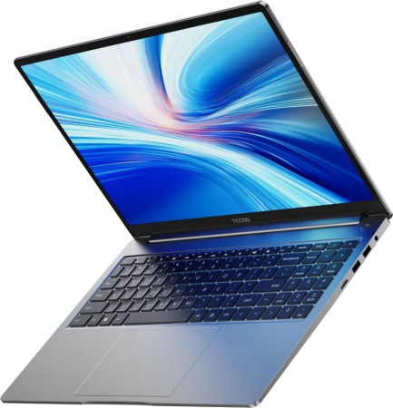 Ноутбук Tecno MegaBook T16RA Core i5 13420H 16Gb SSD1Tb Intel UHD Graphics 16" IPS FHD+ (1920x1200) Windows 11 Home 64 grey WiFi BT Cam 6510mAh (71005000729)