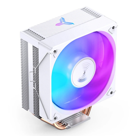 Кулер S115х/1200/1700/AMx Jonsbo CR-1000E White (210W/120mm/600-1500rpm/LED/4 тепловые трубки/белый)