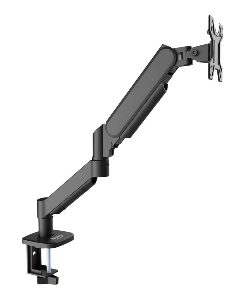 Кронштейн для мониторов ЖК Buro BU-M11 черный 17"-32" макс.10кг крепление к столешнице поворот и наклон, черный