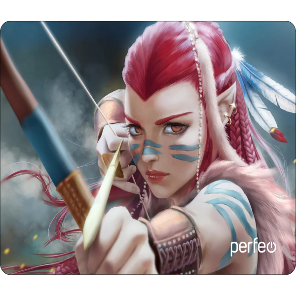 Коврик Perfeo для компьютерной мыши "Anime", Рис.6 (350*250*4 мм), ткань+резиновое основание