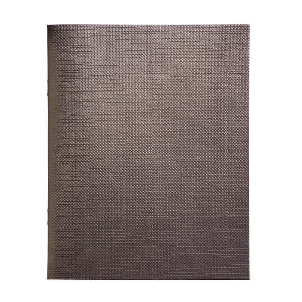 Тетрадь 48л. кл. "METALLIC.Коричневая" бумвинил Hatber 48Т5бвВ1