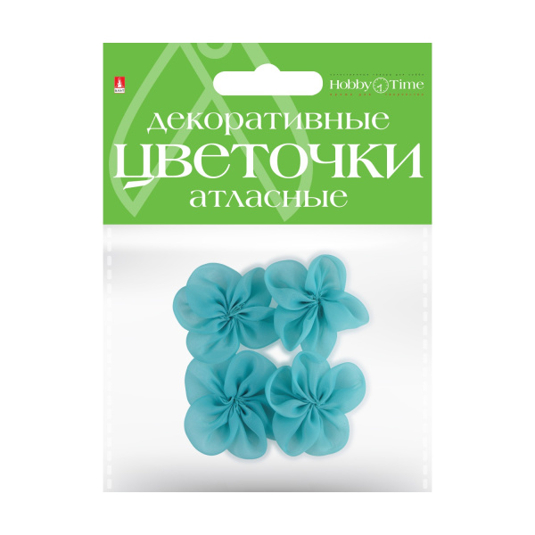 Декоративные украшения из ткани, набор №5, "Цветы" Hobby Time 2-399/05
