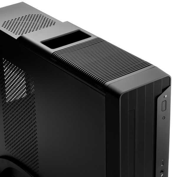 Корпус с блоком питания 400Вт./ Case Foxline mATX Desktop 400W FL-418 mATX case, black, w/PSU SFX 400W, w/2xUSB3.0+2xUSB2.0+1xType-C (USB2.0)
