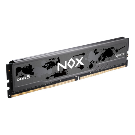Модуль памяти DIMM DDR5 16Гб 5200МГц Apacer NOX Black Gaming (AH5U16G52C522MBAA-1) CL40