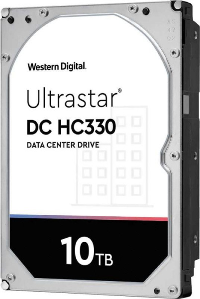Жесткий диск WD SATA-III 10TB 0B42266\0B44496 WUS721010ALE6L4 Server Ultrastar DC HC330 4KN (7200rpm) 256Mb 3.5"