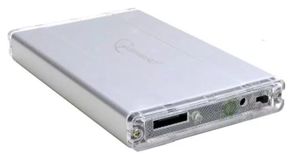 Внешний бокс для SSD M2 Gembird EEM2-SATA-1, порт MicroB, металл, черный USB 3.0