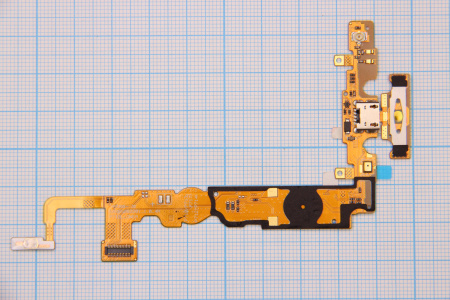 Шлейф LG P713 плата системный разъем/микрофон/кнопка включения/HOME