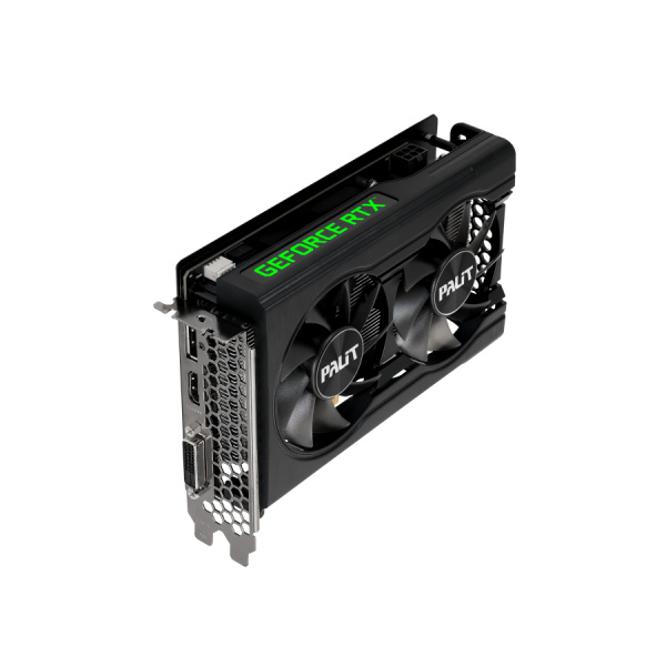 Видеокарта GeForce RTX3050 Palit 8Гб DUAL V1 GDDR6,128bit,DVI,HDMI,DP (NE63050018P1-1070D V1) ret