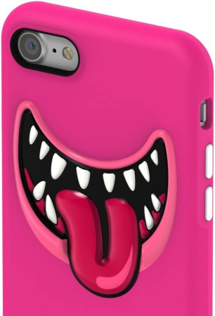 Накладка для iPhone 7/8 SwitchEasy Monsters Fun розовый (AP-34-151-18)