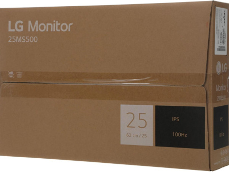 Монитор 24.5"/LG/25MS500-B/Черный/IPS/1920*1080/100 Гц/HDMI