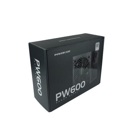 Блок питания 600Вт Powercase PW600 (APFC,120мм,2PCI-E,5SATA,80+)[PS-600W-DC]