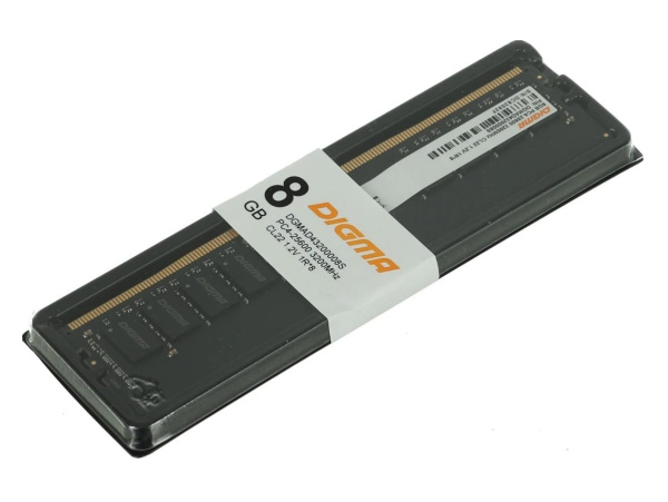 Модуль памяти DIMM DDR4 8Гб 3200МГц Digma (DGMAD43200008S) CL22