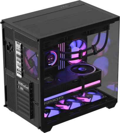 Корпус Formula Crystal Z2 v2 черный без БП ATX 10x120mm 3x140mm 1xUSB2.0 1xUSB3.0 audio bott PSU