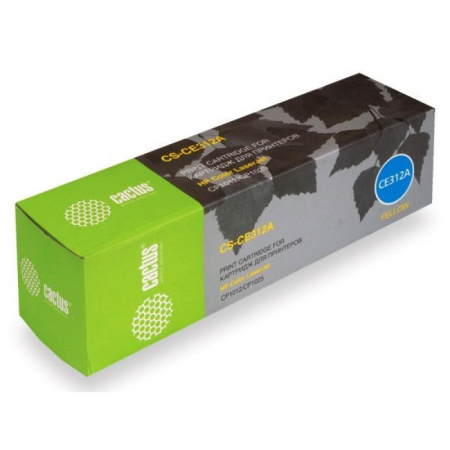 Картридж_лазерный Cactus CS-CE312A (CE312A) для HP Color LaserJet CP1012Pro/CP1025Pro желтый (1000 стр)