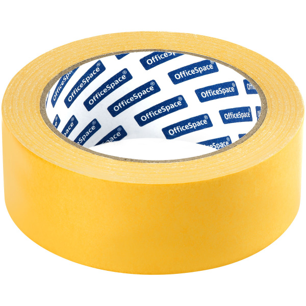 Клейкая лента двухсторонняя 38мм.*25м. полипропилен. основа OfficeSpace KLDc_55410