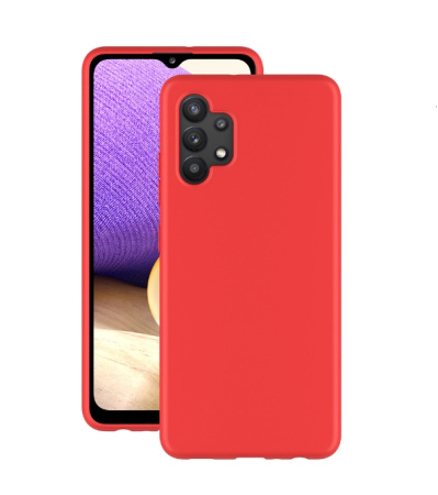 Накладка для Samsung Galaxy A32_(2021) Deppa Gel Color Красный (870089)