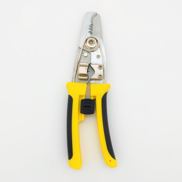 Стриппер Iwiss 8",1..8мм², продольная зачистка кабеля, кабелерез