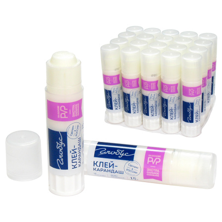 Клей-карандаш Globus 15гр. "Стандарт" (1012)