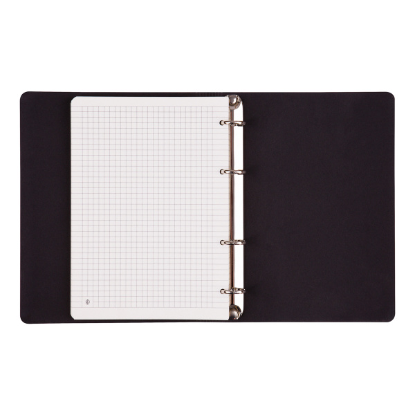 Тетрадь на кольцах 80л. "Elaborate shapes", кожзам, Greenwich Line (Nr4A5_43419)