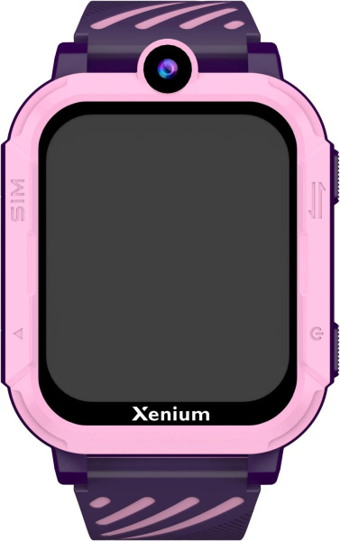 Смарт-часы Xenium W600 1.83" AMOLED корп.розовый рем.фиолетовый (CTW600PK/00)
