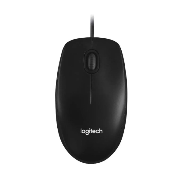 Мышь USB Logitech M100 (910-006652/910-006765) оптическая, 1000dpi, кабель 1.8м, Black