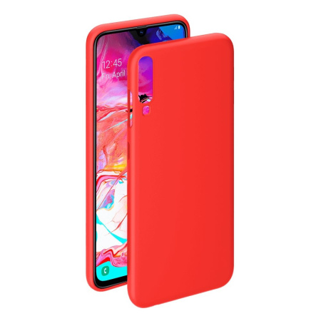 Накладка для Samsung Galaxy A70 Deppa Gel Color Case красная (87131)