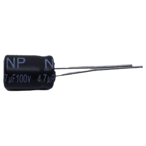 Конденсатор электролитический неполярный   4.7мкф, 100в, Jamicon JNK475M100S1G5G11L, 105C, 8*11.5