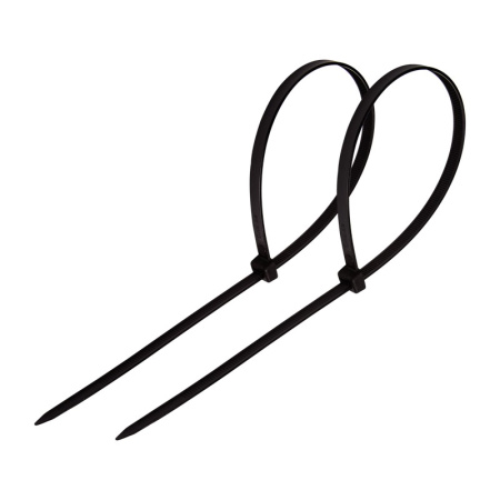 Стяжка(хомут) кабельная нейлоновая 150х3.6, черный, упаковка 100штук, Rexant 07-0151-4