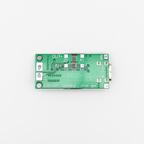 Модуль зарядки Li-ion 3S, Type-C DC 5V 2A - DC 12.6V, 0.74A