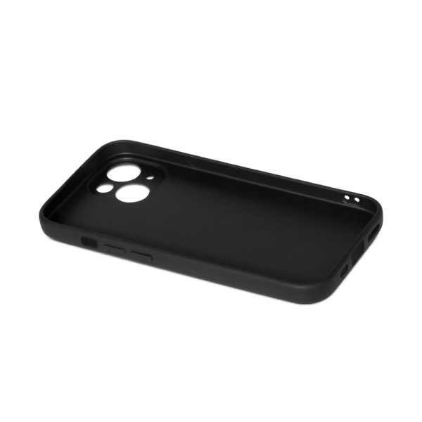 Чехол силиконовый для iPhone 15 Plus DF iCase-37 (black)