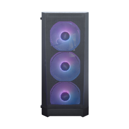 Корпус mATX Б_БП 1STPLAYER FD5-M ARGB Black (USB3.0, Audio, 4x120mm ARGB,черный)[FD5-M-BK-4F2(AP)]