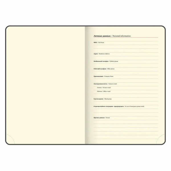 Ежедневник BRAUBERG A5 2026г. "Imperial" черный (117063)