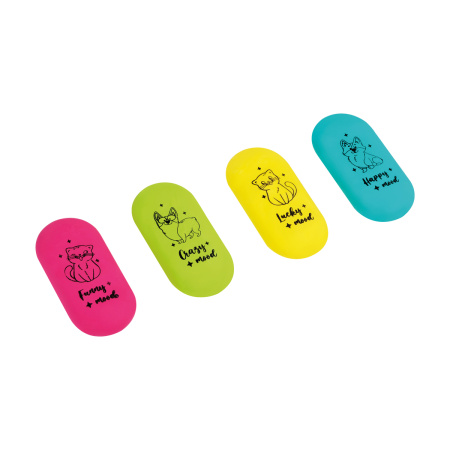 Ластик ArtSpace "My Pets", овальный (ER_44731)