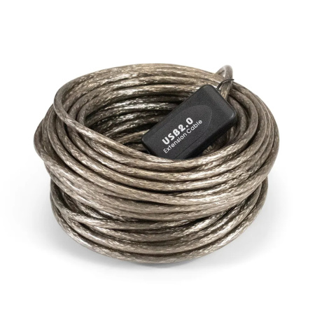 Кабель удлинительный USB2.0 Am-Af 15м ExeGate EX-UAE-AMAF-15.0 активный