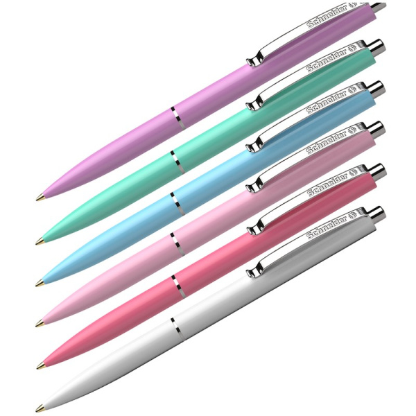 Ручка шариковая SCHNEIDER "К15"  синяя, 1,0мм, автомат, корпус пастель ассорти (130840)