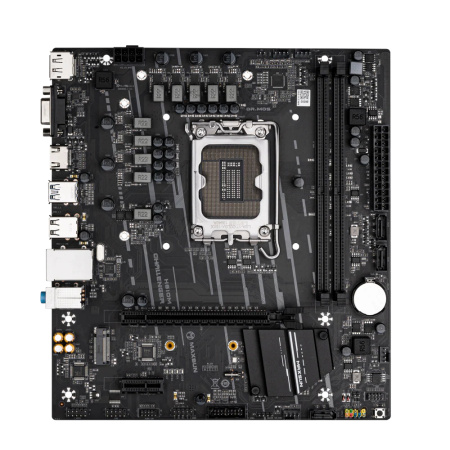 Мат.плата S1700 H610 MAXSUN Challenger H610M (mATX,2DDR4,M.2,PCI-E16,PCI-E,3SATA,DP,HDMI,VGA,PC3200)