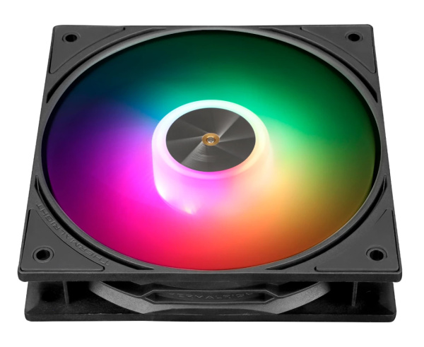 Кулер в корпус 120х120х25 Thermalright TL-P12-S ARGB черный (1500prm/4pin+ARGB Sync/52.86 CFM/22.1дБ/подшипник гидродинамический/ARGB)