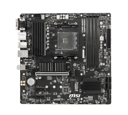 Мат.плата SocAM4 AMD B550 MSI B550M PRO-VDH (mATX,4DDR4,2M.2,PCI-E16,2PCI-E,DP,HDMI,VGA,PC4400)