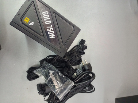 Распродажа! Блок питания 750Вт 1STPLAYER NGDP 750W (APFC,120мм,2PCI-E,12VHPWR,8SATA,80+Gold,модульный)[HA-750BA4](не полный комплект)