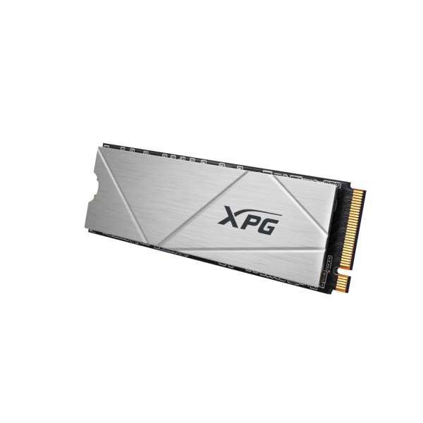 Твердотельный накопитель/ ADATA SSD GAMMIX S60 BLADE, 512GB, M.2(22x80mm), NVMe, PCIe 4.0 x4, 3D NAND, R/W 4700/1700MB/s, IOPs -/-, TBW 110, DWPD 0.12, with HeatSink (5 лет)