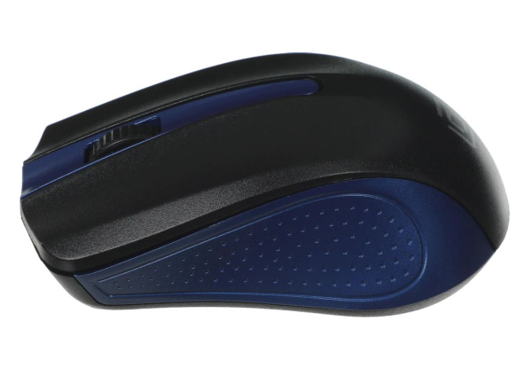 Мышь беспроводная Oklick 485MW оптическая, 1200dpi, радиус действия до 10м, Black/Blue