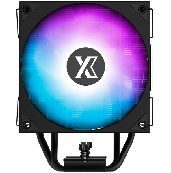 Кулер S115х/1200/1700/1851/AMx XASTRA AR400 FRGB BK (220W/120mm/800-1800rpm/FRGB//top cover with FRGB led/4 тепл.трубки)[AR400-BKSFPX-GL]