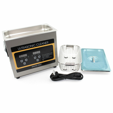 Ванна ультразвуковая ZX-020S, 3.2л, 40кГц 120Вт, нагрев 100Вт, таймер, внутр. размер 240*135*100мм