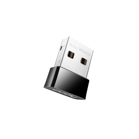 Адаптер WI-FI USB CUDY WU650 AC650 433+200_Mbps 802.11n 2.4/5 ГГц
