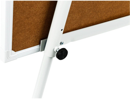 Доска-флипчарт 70*100см. на треноге, рамка ПВХ, регулировка по высоте, полочка OfficeSpace (359017)