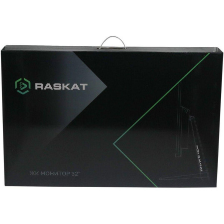 Монитор 31,5" Raskat I32Q16D 32" (IPS, 2560x1440, HDMI+DP, 5ms, 178°/178°, 1000:1, 165Hz, Black)